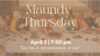 Maundy Thursday episode artwork